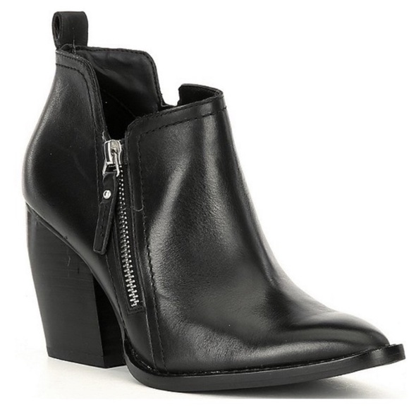 Gianni Bini Shoes - Gianni Bini Leather Ankle Boots Women 6.5 Black